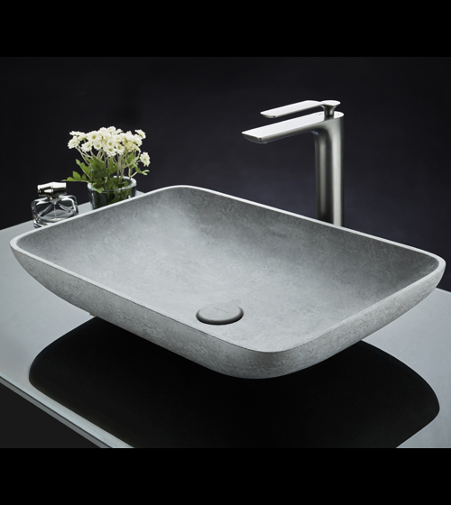 Concrete Wash Basin - Grey – Aquant India