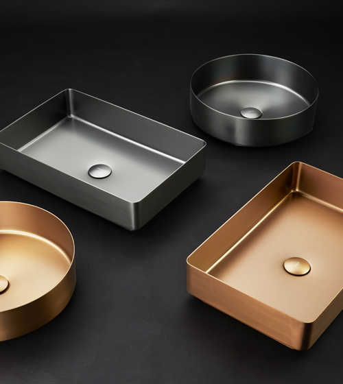 Stainless Steel Wash Basin Graphite Grey Stainless Steel Basin