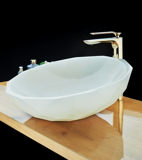 Crypton Bianca - White Onyx Basin – Aquant India