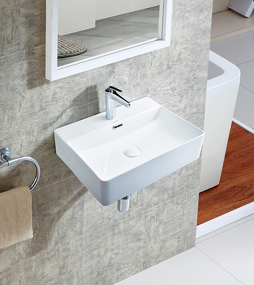 Ceramic Table/Wall-Mounted Wash Basin – Aquant India