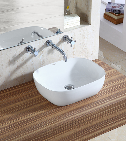 Ceramic Table-Mounted Wash Basin – Aquant India