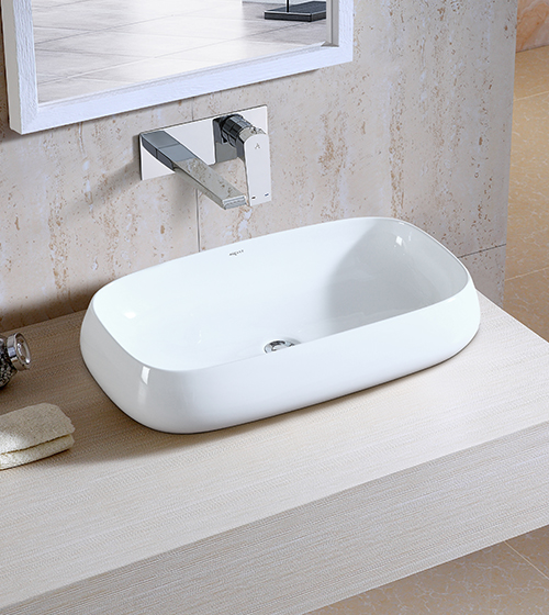 Ceramic Table-Mounted Wash Basin – Aquant India