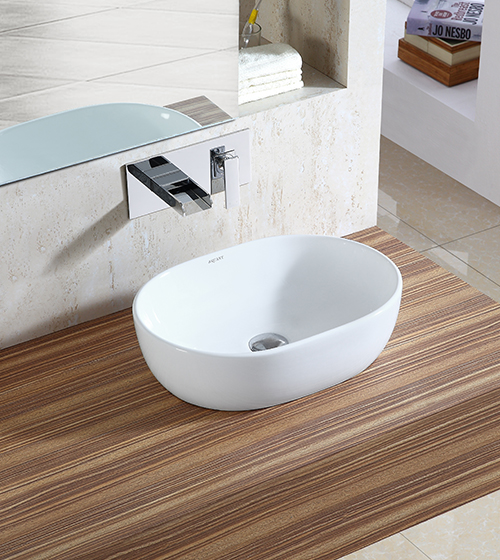 Ceramic Table-Mounted Wash Basin – Aquant India