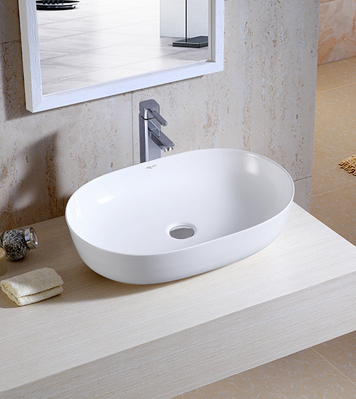 Ceramic Table-Mounted Wash Basin – Aquant India