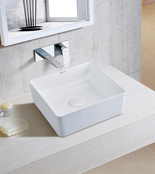 Ceramic Table-Mounted Wash Basin – Aquant India