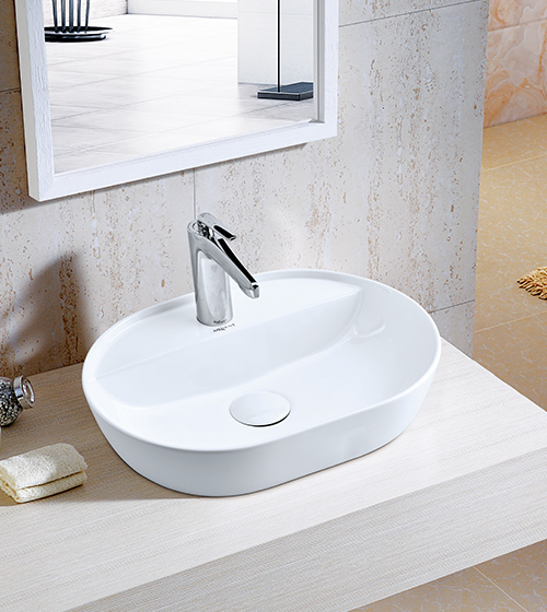 Ceramic Table-Mounted Wash Basin – Aquant India