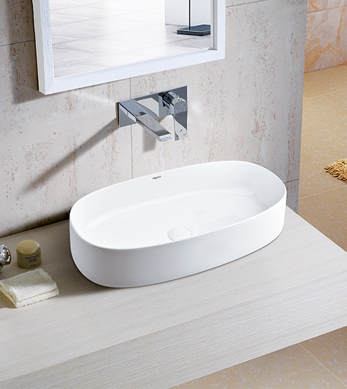 Ceramic Table-Mounted Wash Basin – Aquant India