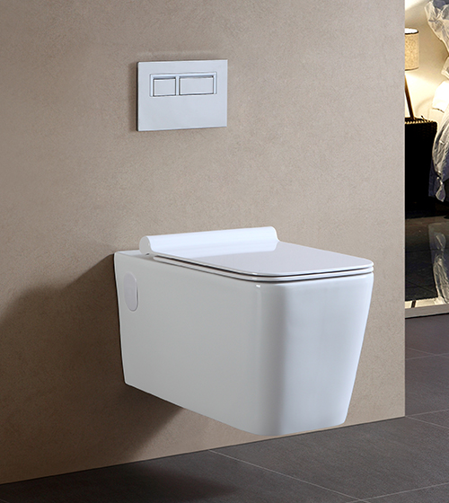 Wall-Hung Toilet with Slim UF Seat Cover