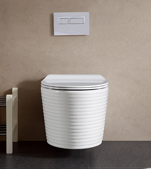Wall-Hung Toilet with Slim UF Seat Cover – Aquant India