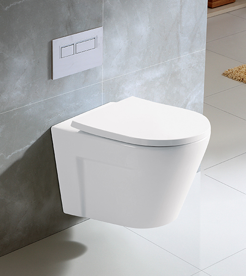 Wall-Hung Toilet with Slim UF Seat Cover – Aquant India