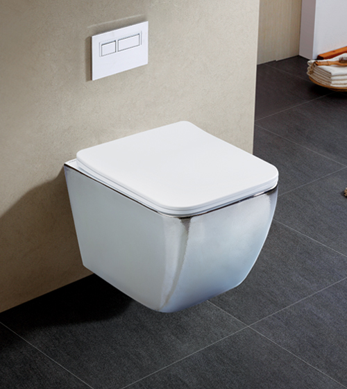Rimless Wall-Hung Toilet with Slim UF Seat Cover – Aquant India