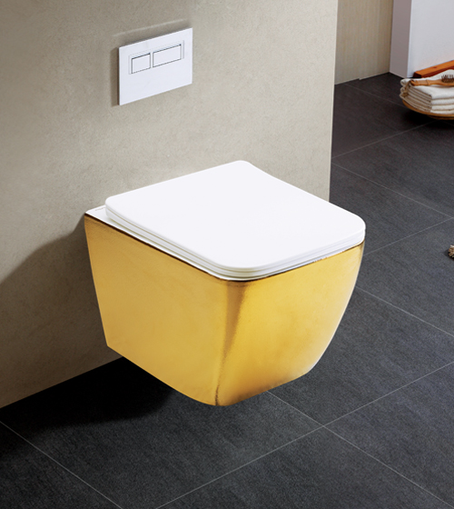 Rimless Wall-Hung Toilet with Slim UF Seat Cover – Aquant India