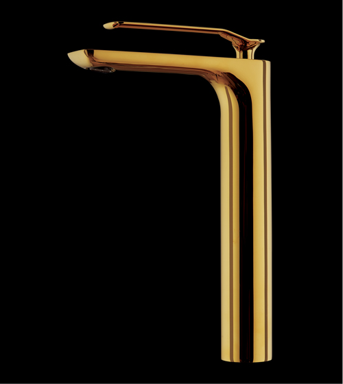Basin Mixer - Tall Body (Gold) – Aquant India