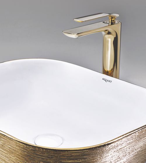 Gold basin store tap
