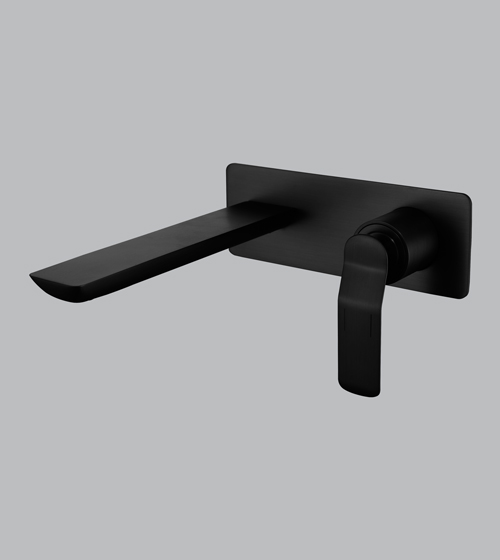 Basin Mixer Wall Mounted Matt Black