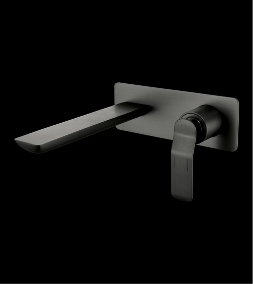 Basin Mixer - Wall-Mounted (Graphite Grey) – Aquant India