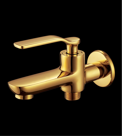 Brass 2-Way Bib Tap Gold – Aquant India
