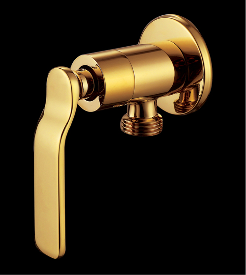 Brass Angle Valve Gold – Aquant India