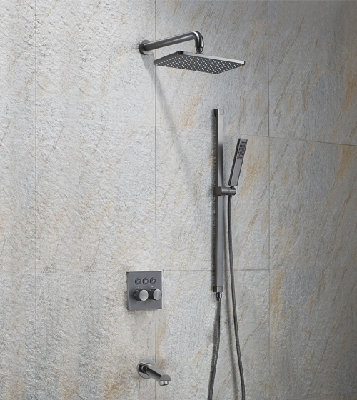 Complete Shower Set (Graphite Grey) – Aquant India
