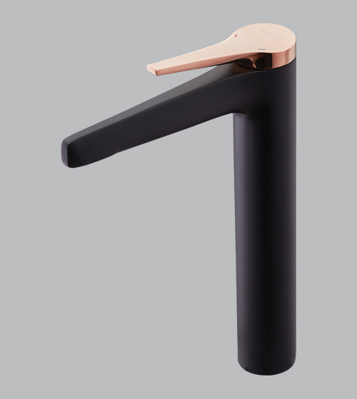 Basin Mixer - Tall Body (Matt Black + Rose Gold) – Aquant India