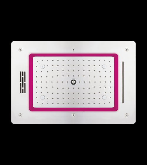4-Function Ceiling Concealed Shower with Bluetooth Music System & Chromotherapy (600 x 400 mm) – Aquant India