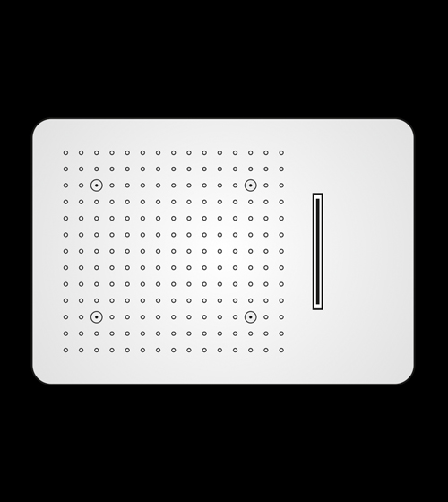 Triple-Function Ceiling Concealed Shower in Economical Range (480 x 330 mm) – Aquant India