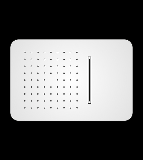 Two-Function Ceiling Concealed Shower in Economical Range (370 x 250 mm) – Aquant India
