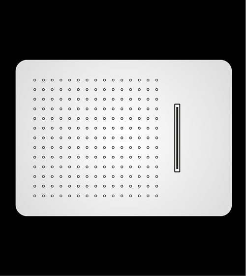 Two-Function Ceiling Concealed Shower in Economical Range (480 x 330 mm) – Aquant India