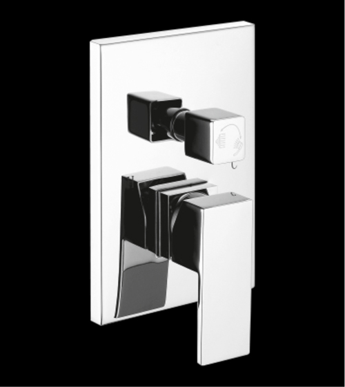 Single-Lever Diverter with 4 Outlets (Cube Series) – Aquant India