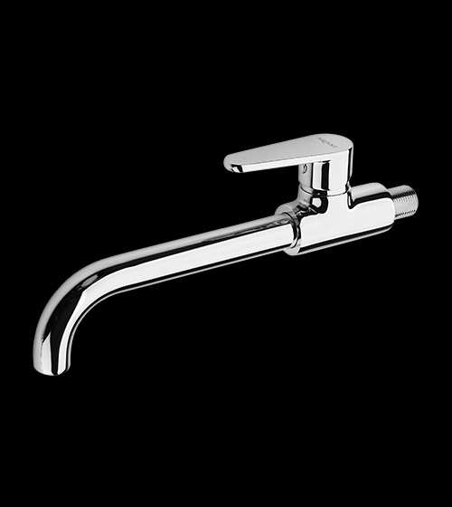 Basin WallMounted Bib Tap Pillar Taps Bathroom Aquant