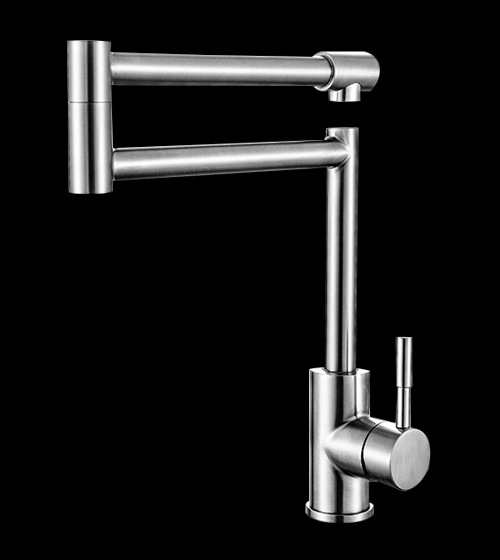 Adjustable Sink Mixer (SS, Table Mounted) – Aquant India