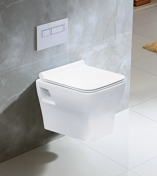 Wall-Hung Toilet with Slim UF Seat Cover – Aquant India