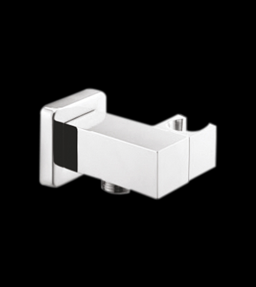 Wall Outlet with in built Swivel Hook (Brass Square Body) – Aquant India